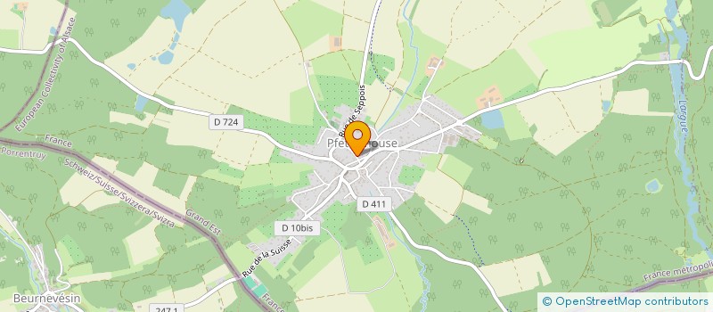 localisation de l'entreprise SUNDGAU MARKET  PFETTERHOUSE