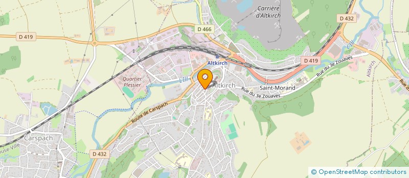 localisation de l'entreprise SUNDGAUDITION à ALTKIRCH