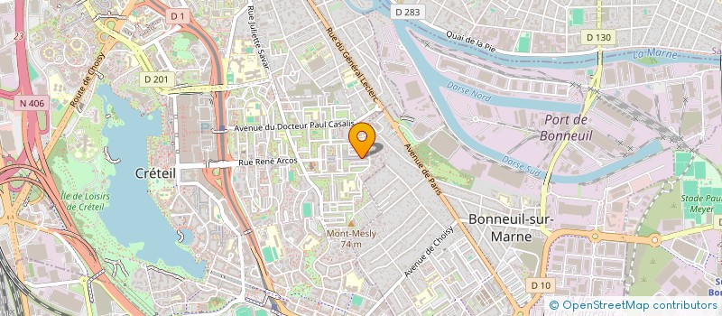 localisation de l'entreprise SUNDINE  CRETEIL