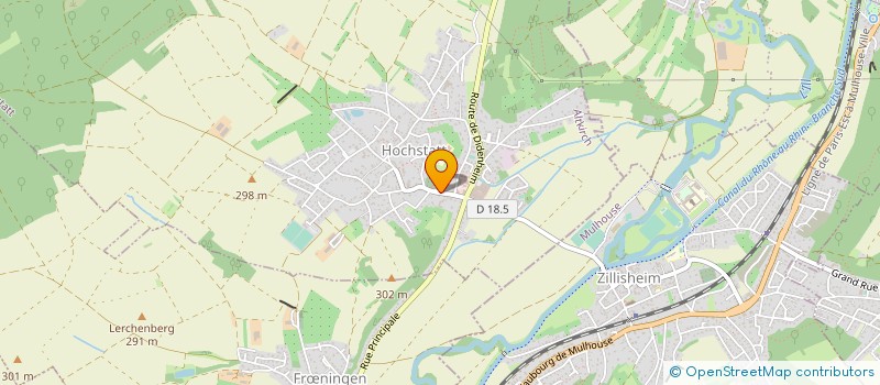 localisation de l'entreprise SUNDOOR  HOCHSTATT