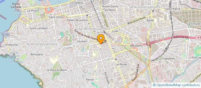 localisation de l'entreprise SUNDRIVE VTC  MARSEILLE