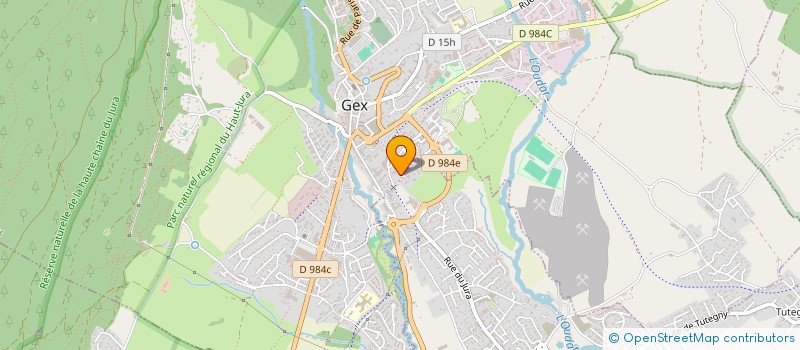 localisation de l'entreprise SUNDS  GEX