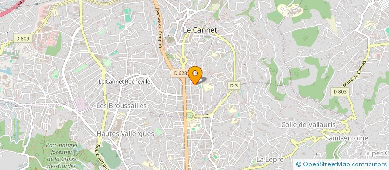 localisation de l'entreprise SUNECO à LE CANNET