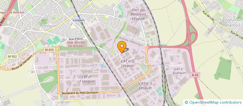 localisation de l'entreprise SUNELIS à FRETIN