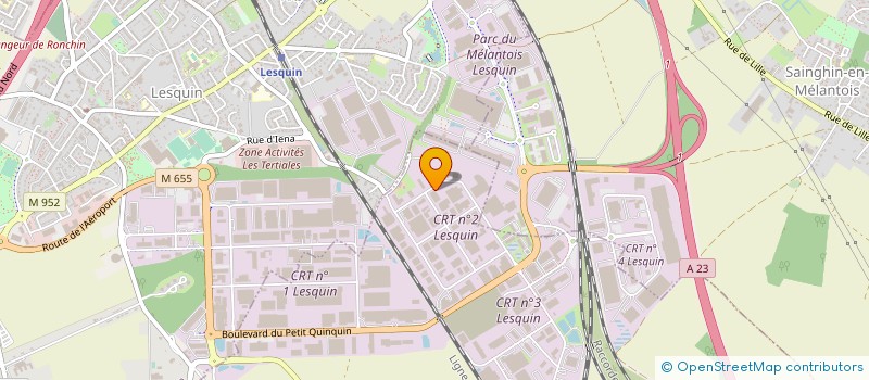 localisation de l'entreprise SUNELIS SERVICES à FRETIN