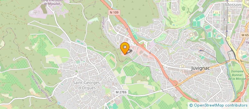 localisation de l'entreprise SUNENERGIES  JUVIGNAC