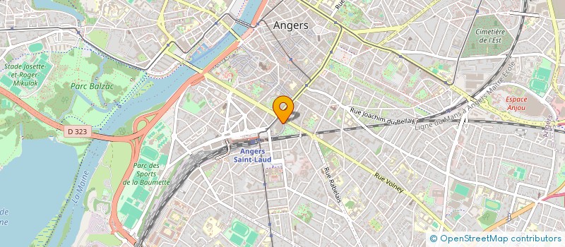 localisation de l'entreprise SUNERGIA à ANGERS