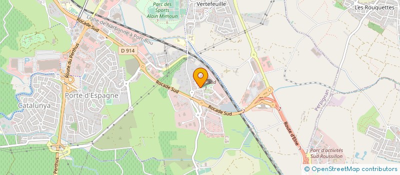 localisation de l'entreprise SUNERGIE-PV  PERPIGNAN