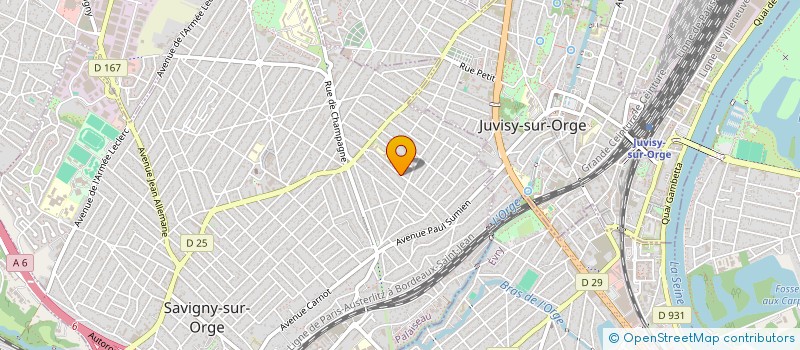 localisation de l'entreprise SUNERGY EXPORTS SARL à SAVIGNY-SUR-ORGE