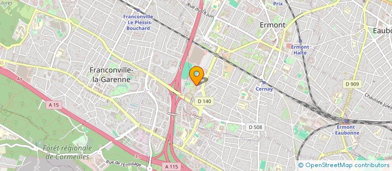 localisation de l'entreprise SUNESIS LOC  ERMONT