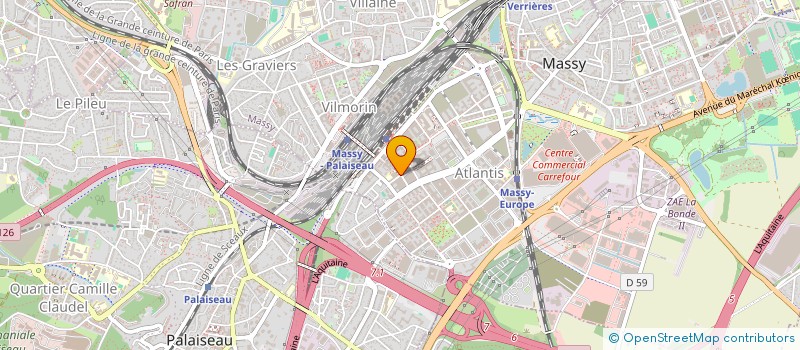 localisation de l'entreprise SUNETRA à MASSY