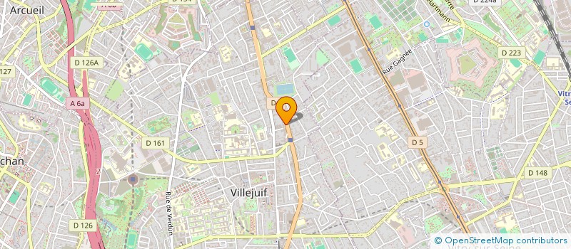 localisation de l'entreprise SUNFA à VILLEJUIF