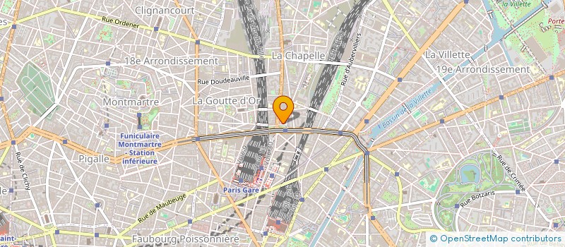 localisation de l'entreprise SUNFA  PARIS 18