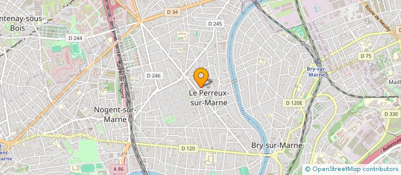 localisation de l'entreprise SUNFA  LE PERREUX-SUR-MARNE