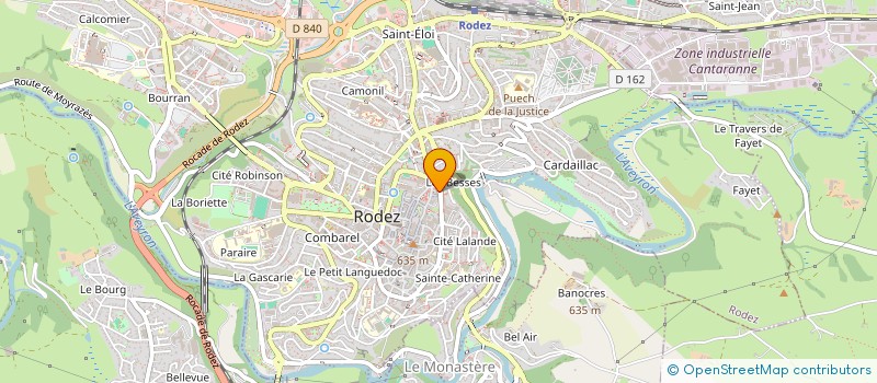 localisation de l'entreprise SUNFEAT à RODEZ