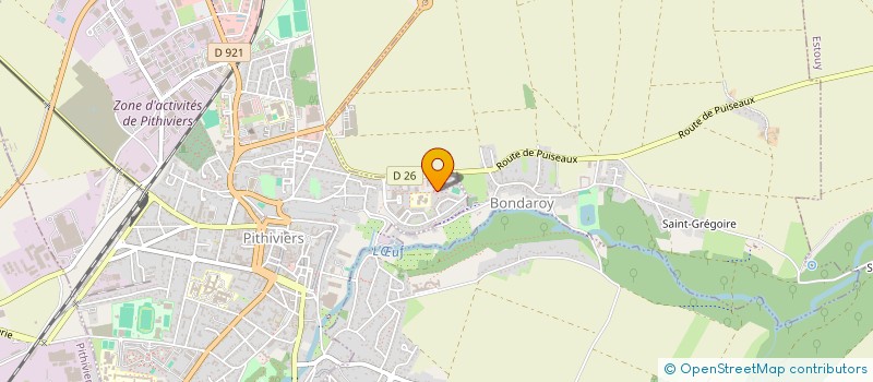 localisation de l'entreprise SUNFIBRE à PITHIVIERS