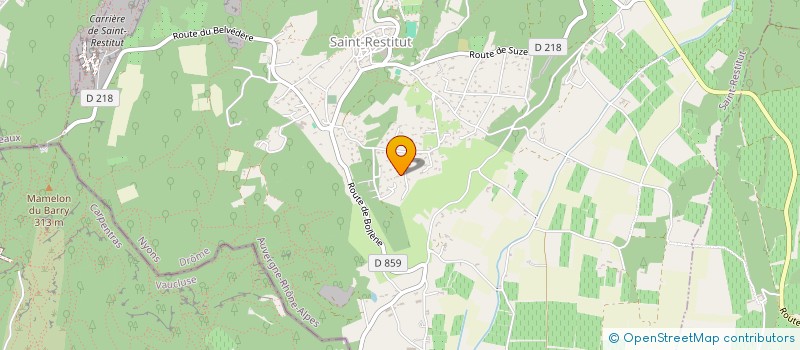 localisation de l'entreprise SUNFINE  SAINT-RESTITUT