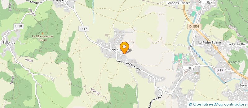 localisation de l'entreprise SUNFLOWERS  SILLINGY