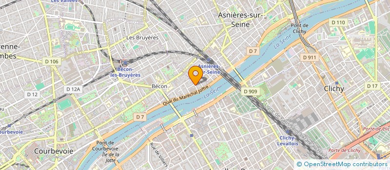 localisation de l'entreprise SUNGAO IMMO à COURBEVOIE
