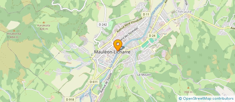 localisation de l'entreprise SUNHARY à MAULEON-LICHARRE