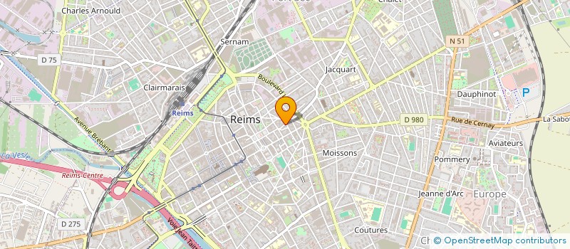 localisation de l'entreprise SUNII EURL  REIMS