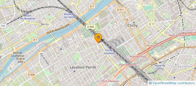 localisation de l'entreprise SUNILIOS à LEVALLOIS-PERRET