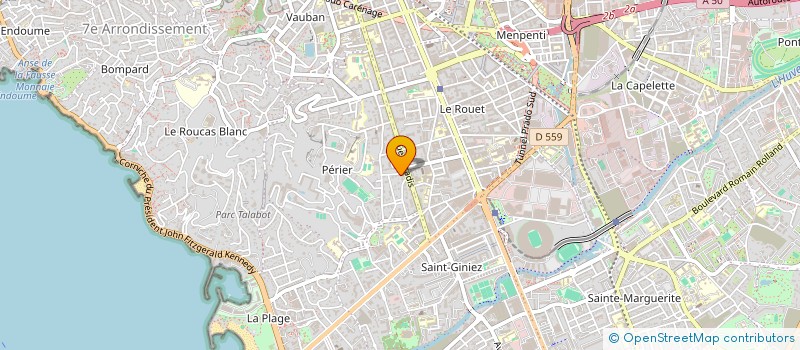 localisation de l'entreprise SUNIMMO à MARSEILLE