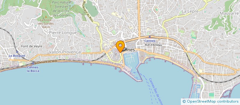 localisation de l'entreprise SUNIMMO RIVIERA  CANNES