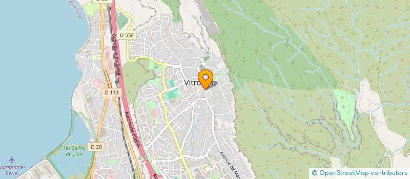 localisation de l'entreprise SUNKISS à VITROLLES