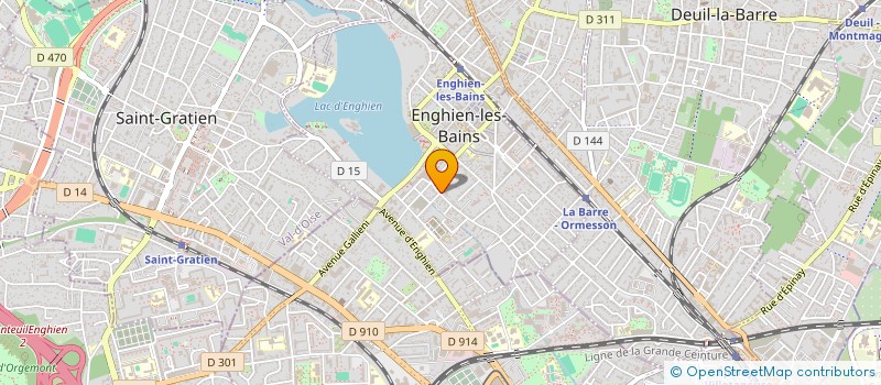 localisation de l'entreprise SUNLAS  ENGHIEN-LES-BAINS