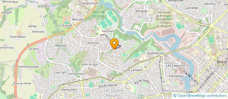 localisation de l'entreprise SUNLEGACY à BREST