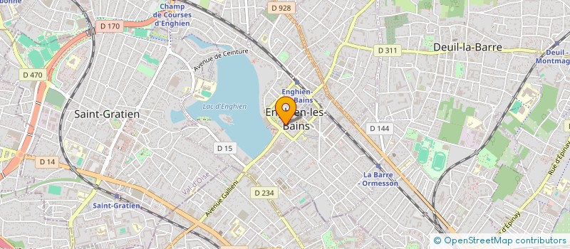 localisation de l'entreprise SUNLIGHT à ENGHIEN-LES-BAINS