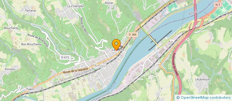 localisation de l'entreprise SUNLIGHT 80  AMPUIS