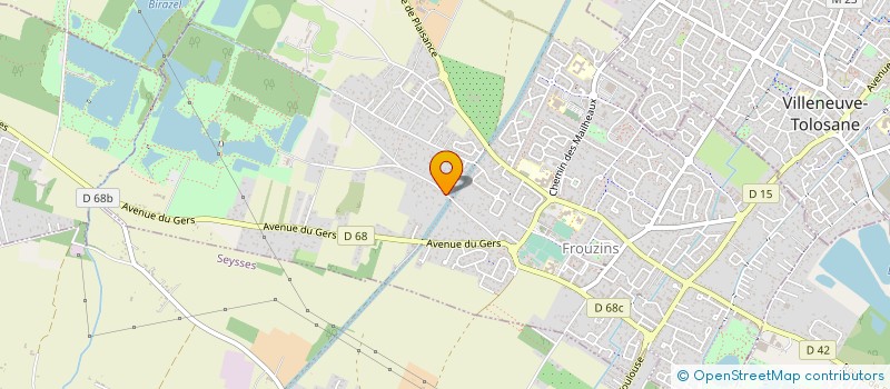 localisation de l'entreprise SUNLIGHT  FROUZINS