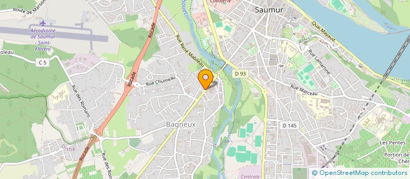 localisation de l'entreprise SUNLIGHT  SAUMUR