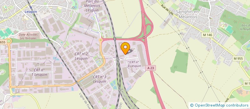 localisation de l'entreprise SUNLIGHTS à SAINGHIN-EN-MELANTOIS