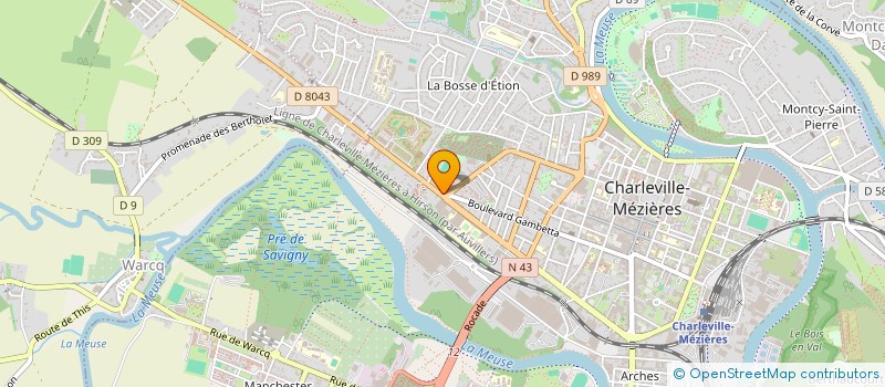 localisation de l'entreprise SUNLINK PV  CHARLEVILLE-MEZIERES