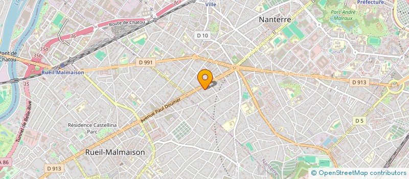 localisation de l'entreprise SUNLOG TECHNOLOGIE à NANTERRE