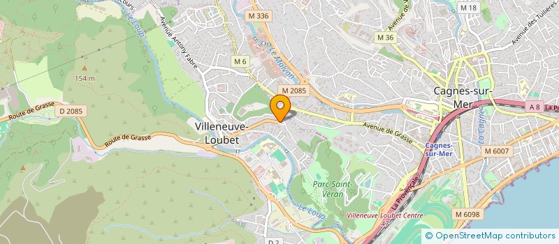 localisation de l'entreprise SUNMETAL à VILLENEUVE-LOUBET