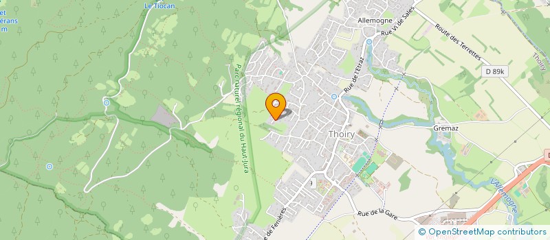 localisation de l'entreprise SUNNBO  THOIRY