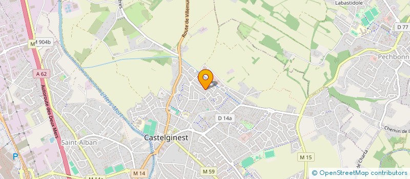 localisation de l'entreprise SUNNY  CASTELGINEST