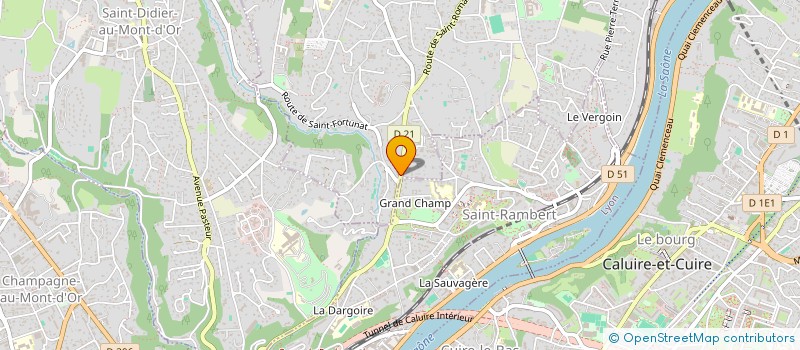 localisation de l'entreprise SUNNY  SAINT-CYR-AU-MONT-D'OR