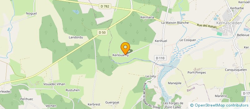 localisation de l'entreprise SUNNY BREIZH  KERNASCLEDEN