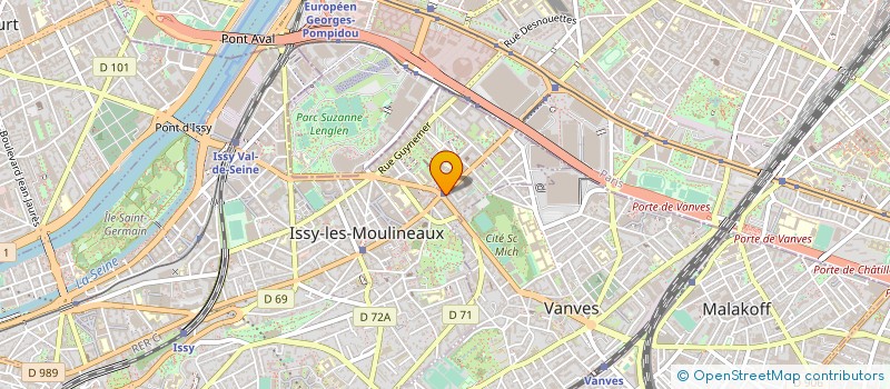 localisation de l'entreprise SUNNY'CLUB à ISSY-LES-MOULINEAUX
