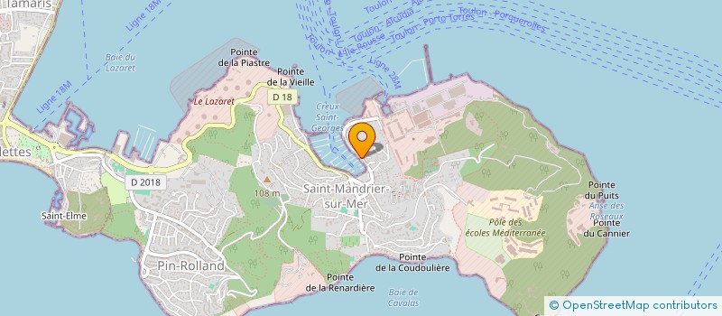 localisation de l'entreprise SUNNY & CO à SAINT-MANDRIER-SUR-MER