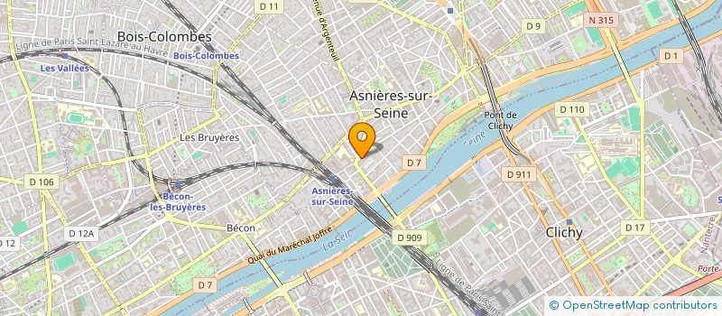 localisation de l'entreprise SUNNY LAB  ASNIERES-SUR-SEINE