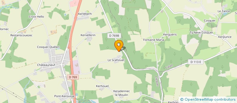 localisation de l'entreprise SUNNY PIPOUN  CLEGUER