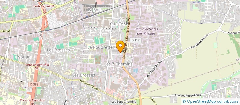 localisation de l'entreprise SUNNYCO à VAULX-EN-VELIN