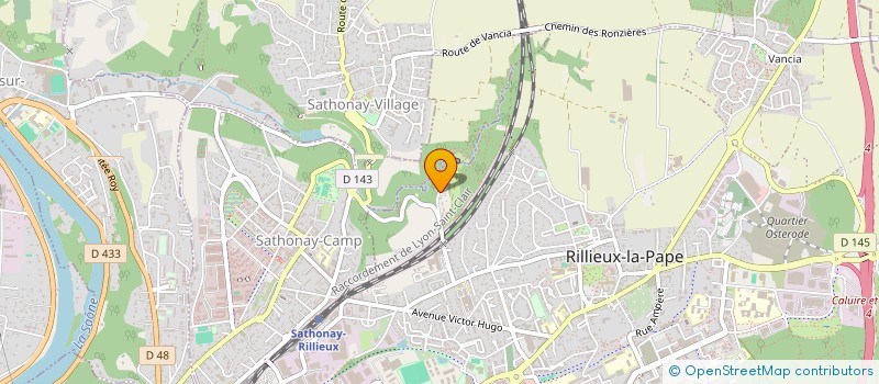localisation de l'entreprise SUNNYGO à BRON