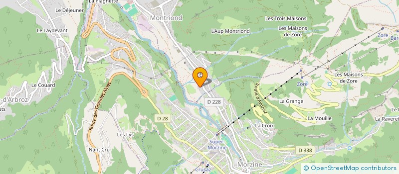 localisation de l'entreprise SUNNYSIDE  MONTRIOND